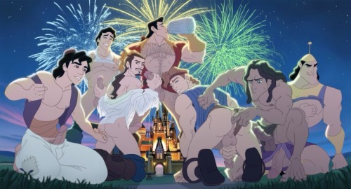 animas-animus: gaymusclefurry:Disney Bara!Part 1Part 2 WOW never saw a collection where my stuff too