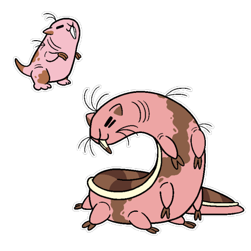 Glaburrow - Mole Rat PokémonType - GroundAbility - Unaware / Adaptability / Sand Force (Hidden)Evolv