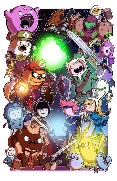 thegameisalife:  Hora de Super Smash. Super Smash Time. 