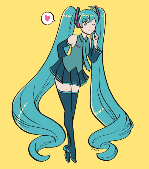Be smart! Be Miku!Quick doodle to just whip out some ART real quick cause goddamn it!!! I wanna get 