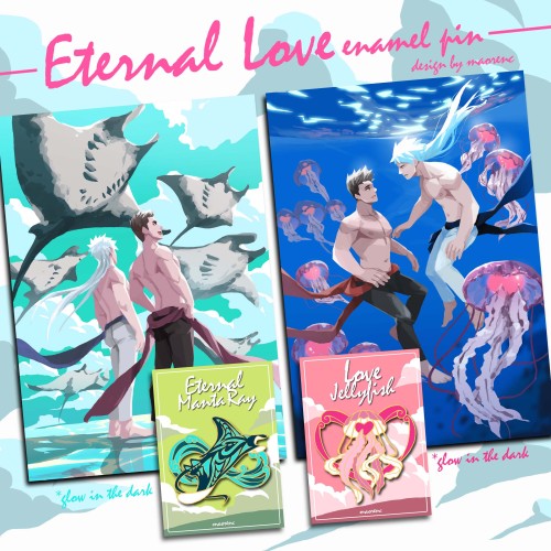 Eternal Love Enamel Pinhttp://maorenc.storenvy.com/