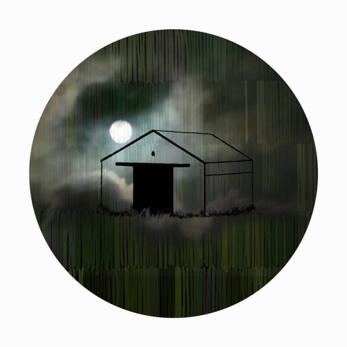 #nathaliegaouyer #inmygreencabin #itsthenight #moonlight #somuchtrouble #mixemediaart #digitalartwor