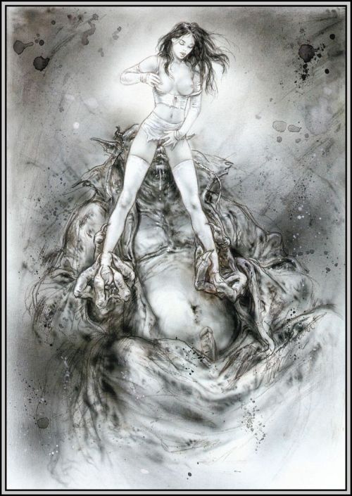 drawn-out-masturbation:  Luis Royo - Prohibited porn pictures