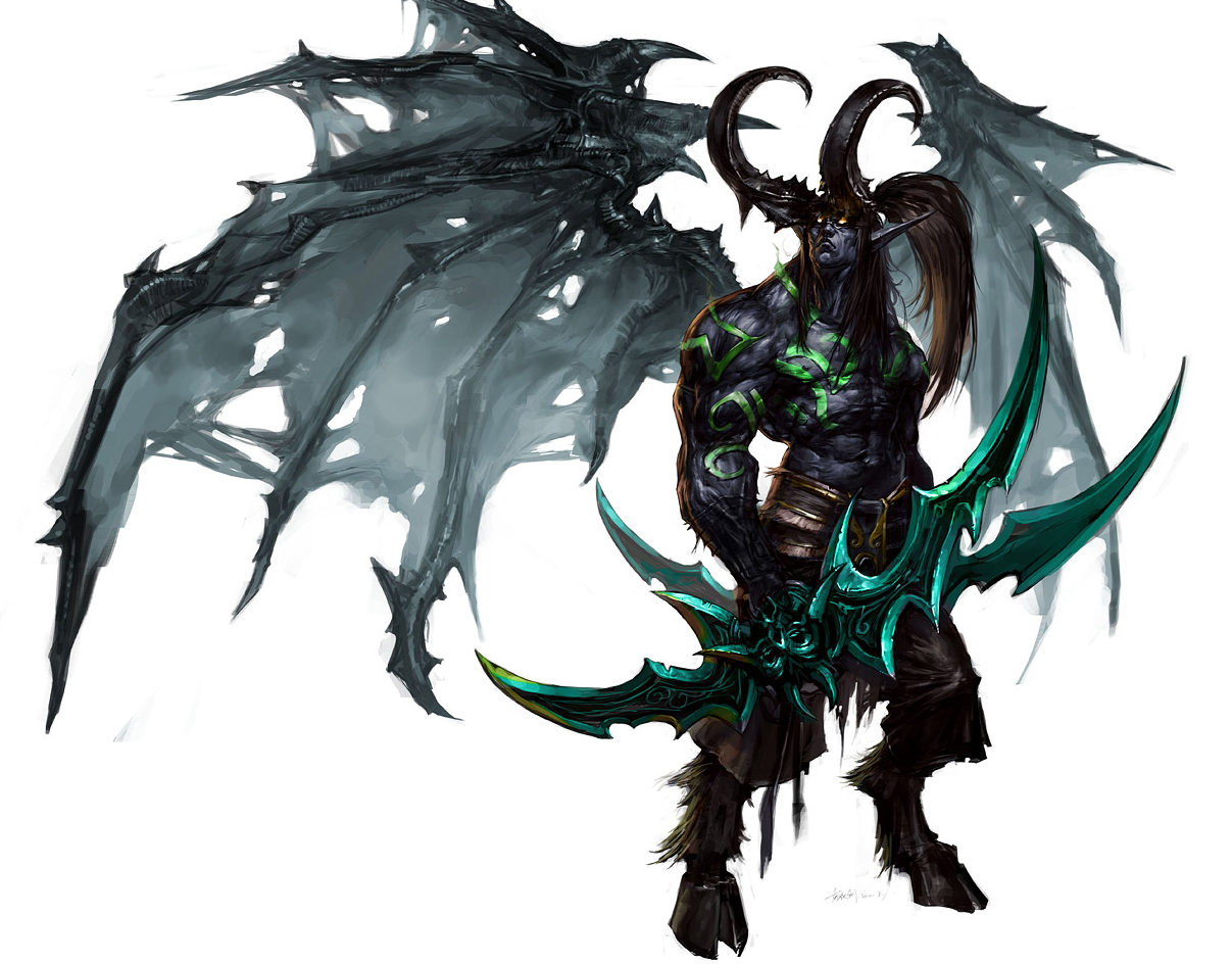 wardeninfo:  illidan-stormrage:Illidan  Nice, even though I hate that character