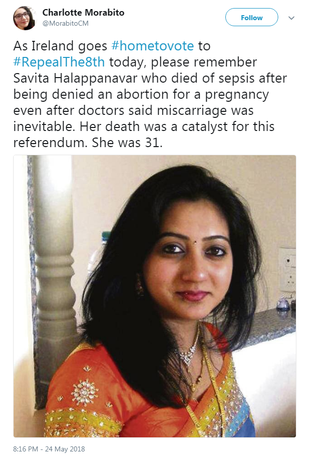 profeminist:   Charlotte Morabito “As Ireland goes #hometovote to #RepealThe8th