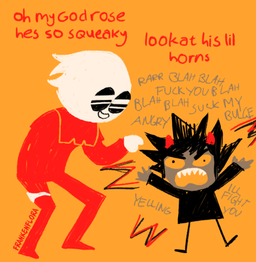 frankenflora:homestuck au where everythings the same except that when the humans meet up with the tr