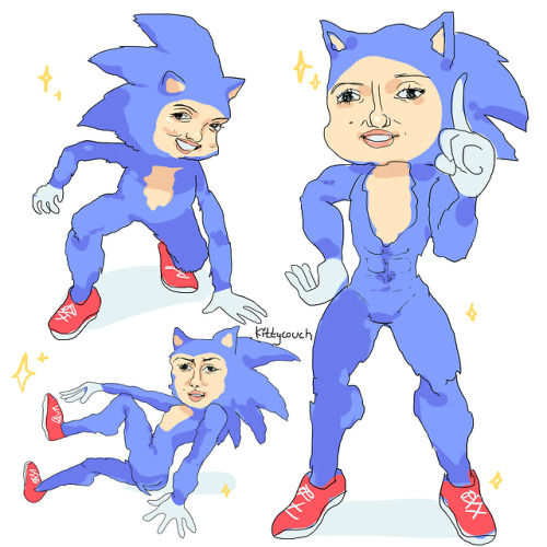 kittycouch: So excited they cast Scarlett Johansson as Sonic for the new movie Yas queen, wig !!!