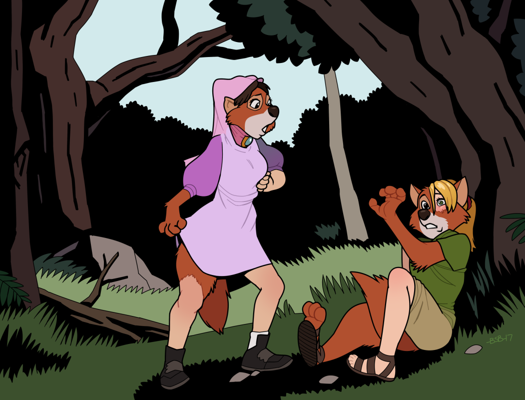 Still riding that Disney TF train! One couple gets real close to Robin Hood and Maid