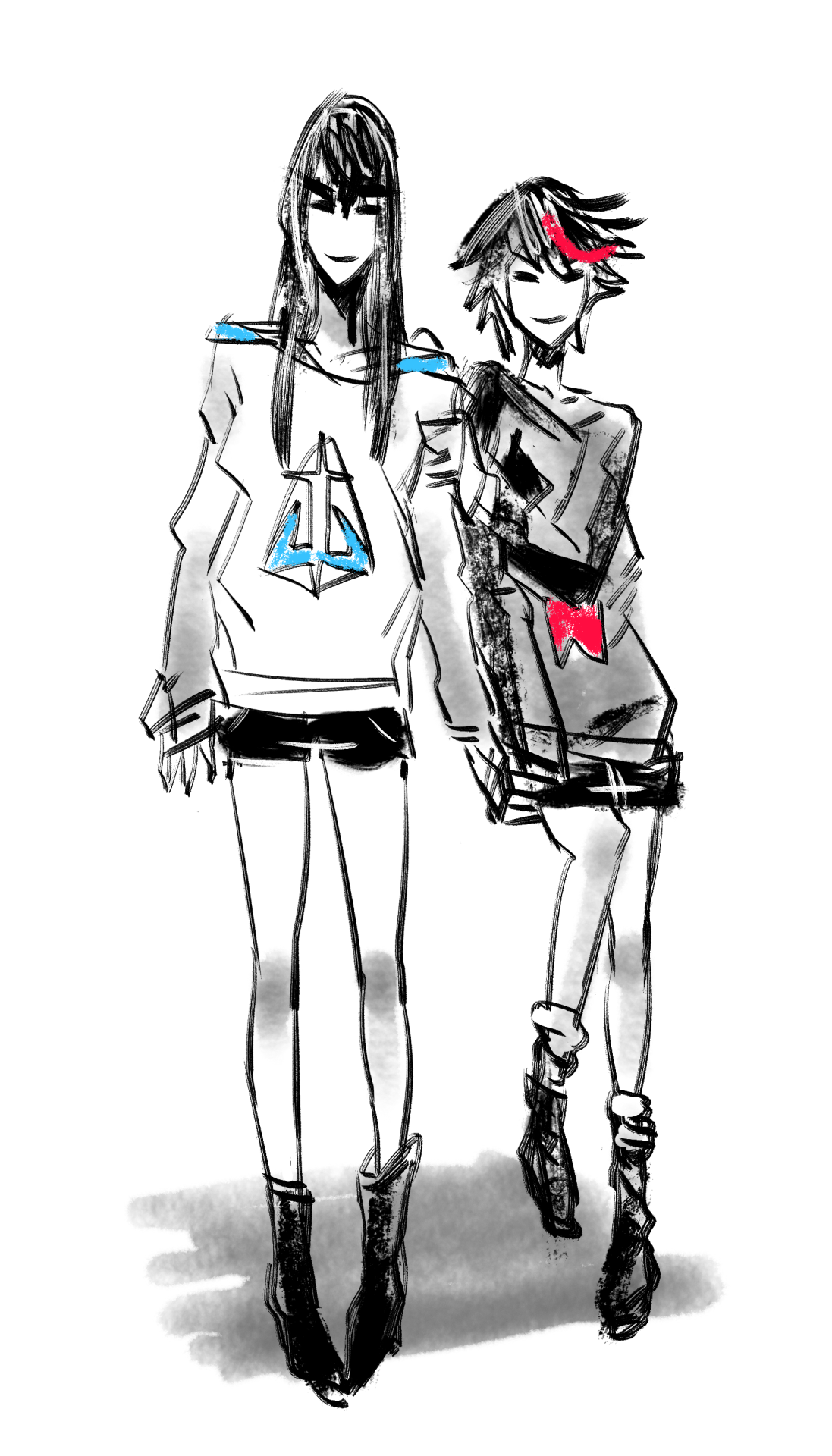 animunerdery:  just wanted to dress them up in cute clothes + let’s kill mom hand