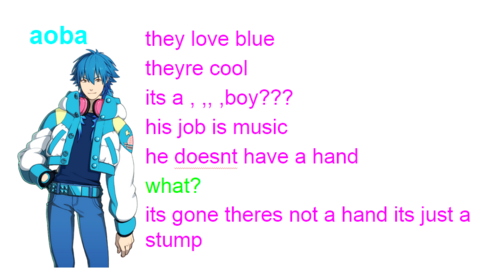 princenoizu:  so i made my cousin tell me what she thought of the dmmd boys            