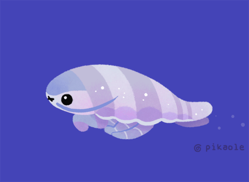 pikaole:Giant isopod [ Patreon / twitter / shop / print / instagram / shrimp stickers ]