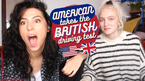 New Video! AMERICAN Takes The BRITISH Driving Test