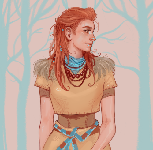 lezzydraws: danya224: Waiting for the pc release of Horizon Zero Dawn so I can play it again! So stu