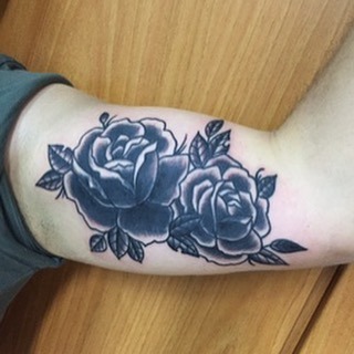 Tattoo uploaded by Dwayne Du Preez  Coverup Artist  Dwayne du Preez  Blackrosetattoosjhb FLHR rose httpswwwfacebookcomBlackRoseTattoos403412383100103   Tattoodo