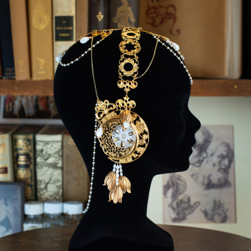 Another Art Nouveau Headdress Is Available On My Etsy Shop : The Selene Headdress.This Is A Unique Piece