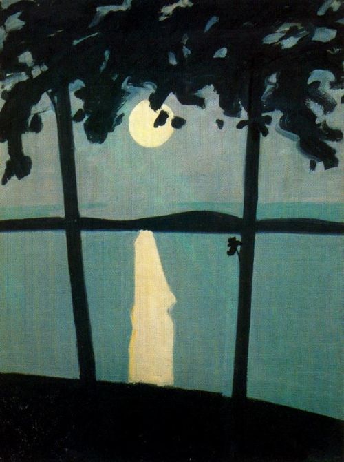 Luna Park  -  Alex Katz  1965American b.1927-