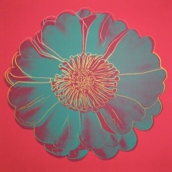 aestheticgoddess:  Andy Warhol, Flower for