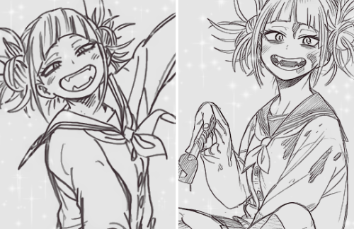 kilruas:✩ Toga Himiko ⋆ 渡我被身子 + Horikoshi’s Sketches ✩