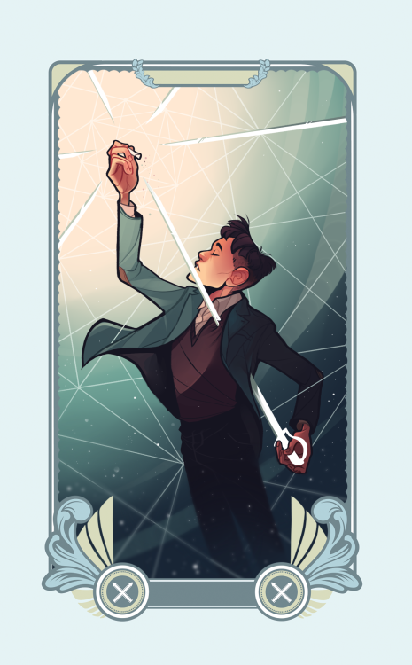 geniusbee:PACIFIC ARCANA KICKSTARTER IS LIVE!! My card was the 6 of Swords, a card dedicated to scie