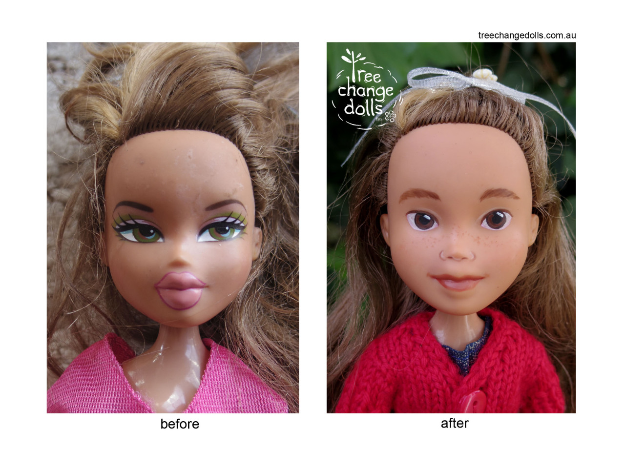 treechangedolls:  Hi everyone, These little girls are the last Tree Change Dolls