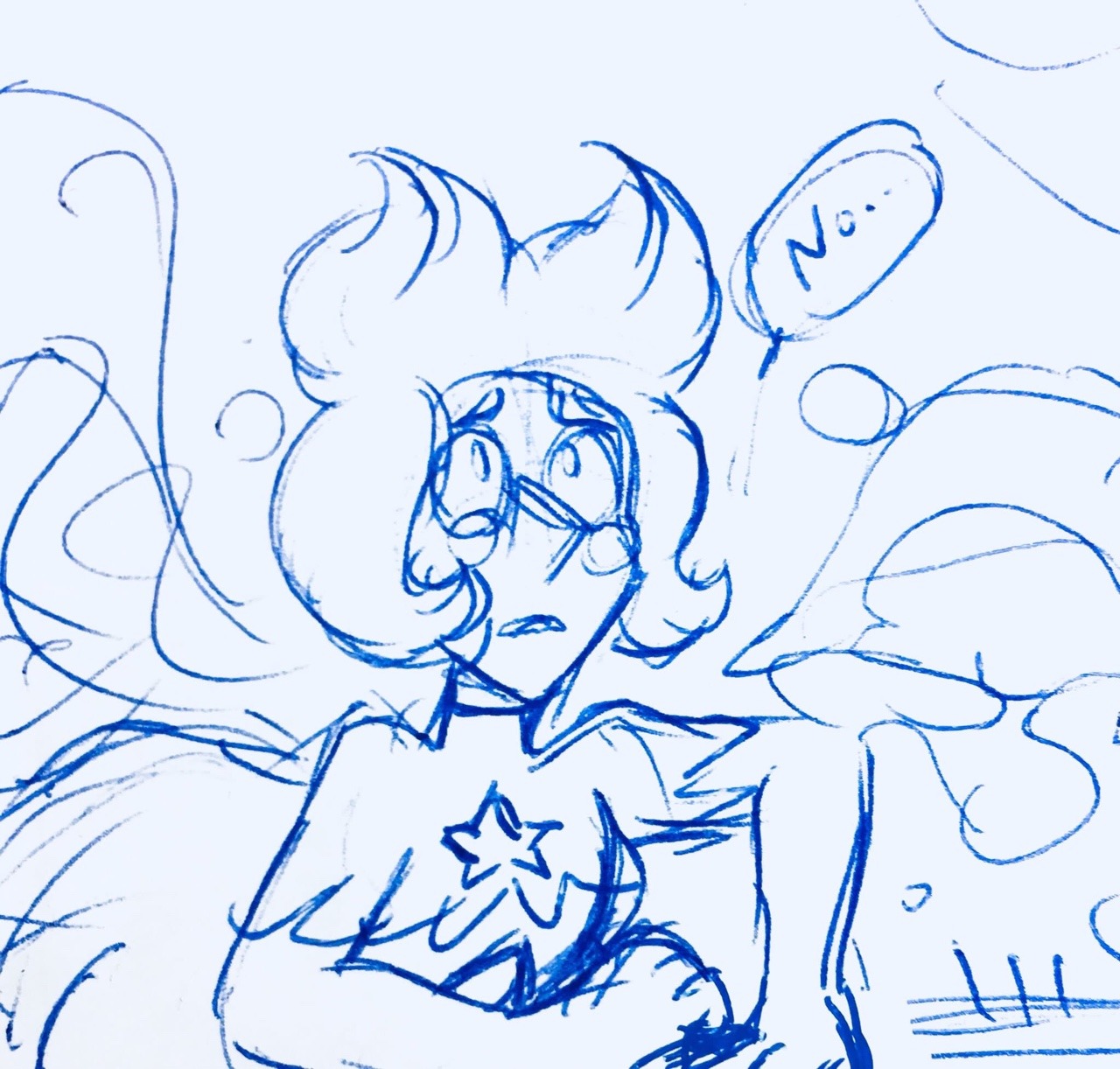izzzybel:  more doodles from my twitter of my Lapis I adopted a while ago : O !!!