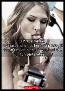 funtimewithalyandjack: cuckoldhotwifecaptions: