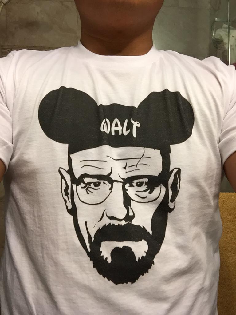 dailybreakingbad:  T-shirt exchange was a success! I got my own “Walt” Disney