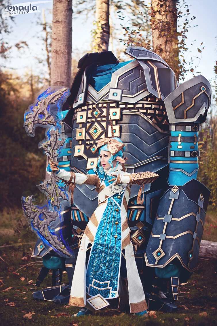 vixyhoovesmod:  enayla:  I wanted to share my completed Asura and Golem cosplay with