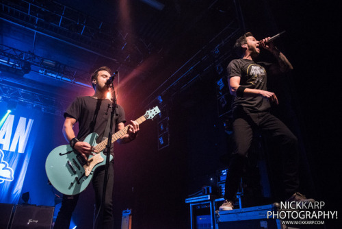 Simple Plan at Playstation Theater in NYC on 3/10/17.www.nickkarp.com