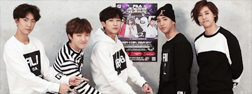 orange-sandeul:  B1A4 and FILA 