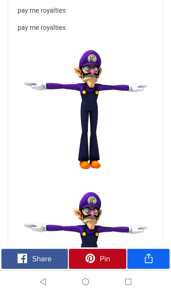 Walugi T pose meme