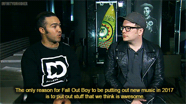 infinityonhigher:Fall Out Boy Talk New Album ‘MANIA’