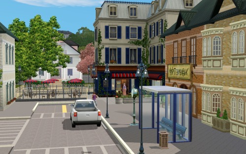 Shopping district by ihelenLot 60*60No CCDownload at ihelensims site