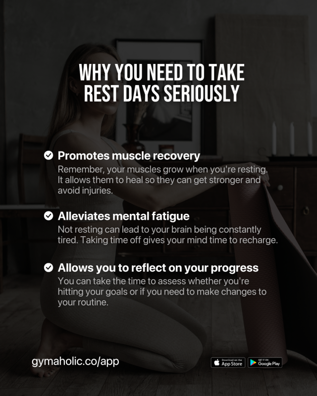 Why You Need To Take Rest Days Seriously