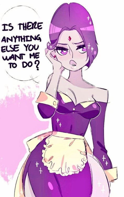 evaroze: Maid Raven sketch lol