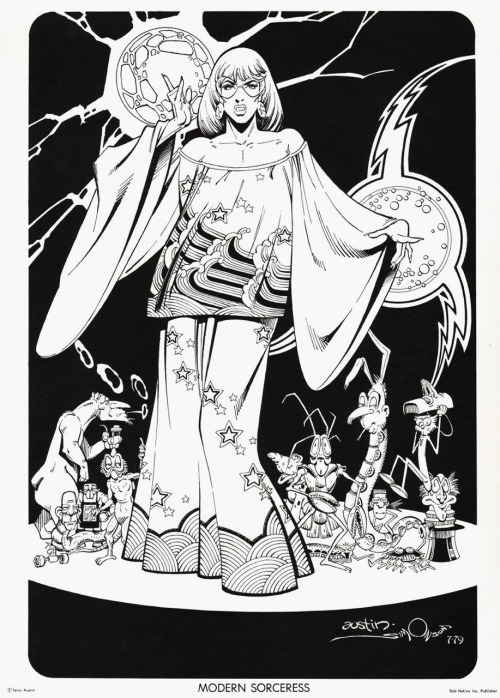 ungoliantschilde: Terry Austin ~ the Heroines Portfolio. All the pencilling was done by Terry Austin