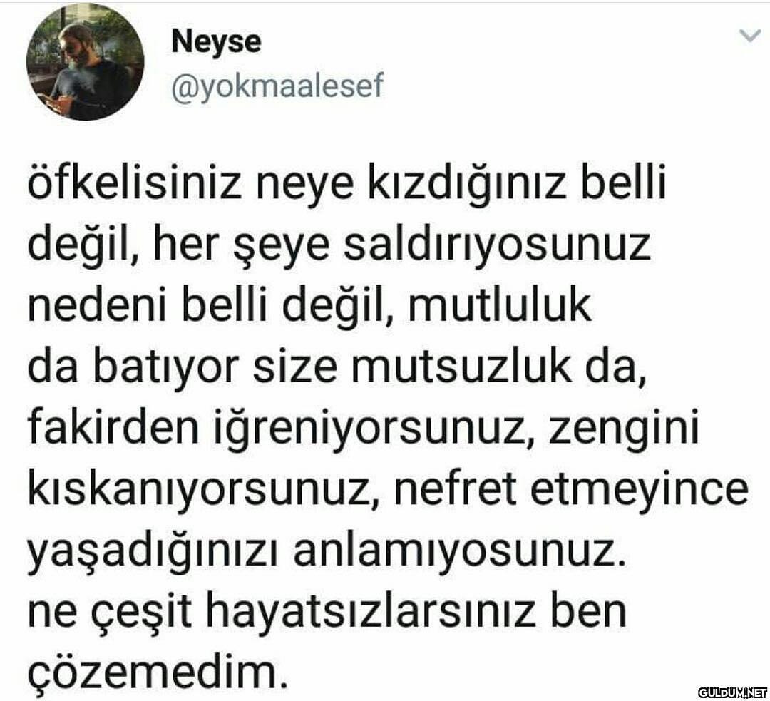 true post  Neyse...