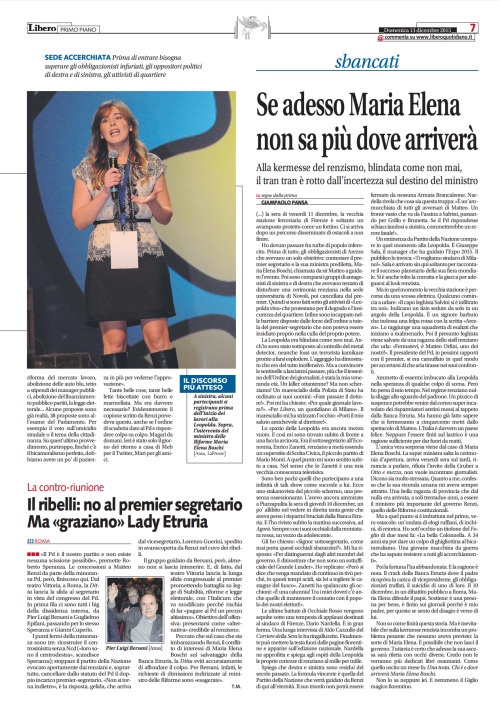 Libero, 13 Dicembre 2015