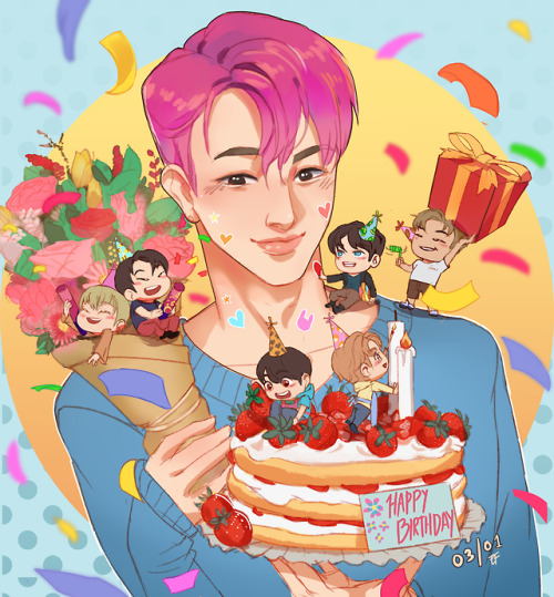 For Wonho Day! I’m a late af but I had to draw something xD 