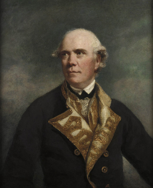 &mdash; Admiral the Honourable Samuel Barrington- Joshua Reynolds (1779) (RMG)