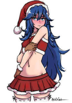 akairiot:  Quick sketch of Santa Lucy…support the artist - buy merch - ask questions - stream - twitter