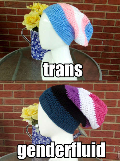 octopodian:societyinfluenced:stevienitram:Since I first introduced my pride beanies back in June, or