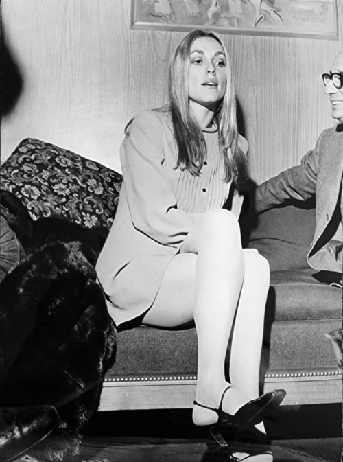 Sharon Tate in ItalyFor an interview about the film The Thirteen Chairs (12+1)