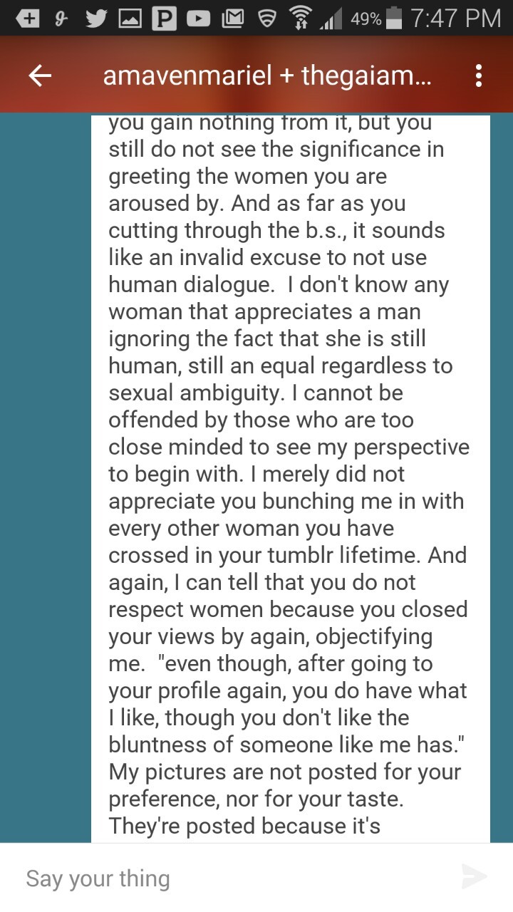 professorgaia:  It is so over due,  but it is time for men to stop assuming that
