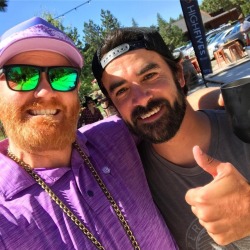 High Five to Mr. Selfie Steve Wallace at the 9th Annual @hi5sfoundation Bocce Tournament! (at Truckee River Winery)