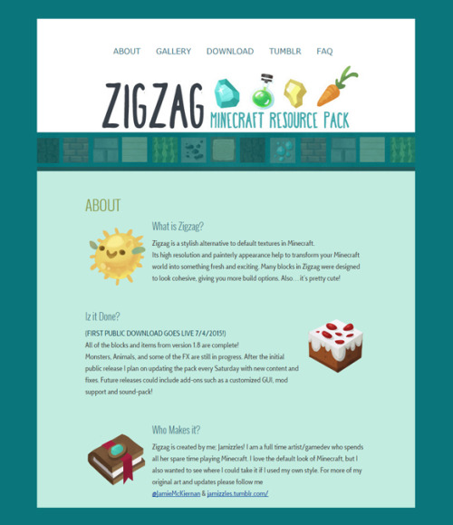 jamizzles: Hello guys! This week I have a very special Zigzag update for you all!I have just finishe