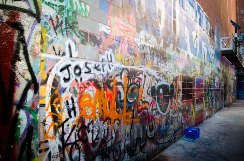 Photos of Graffiti Alley I took in Ann Arbor. Photo credit to Jared Presley.