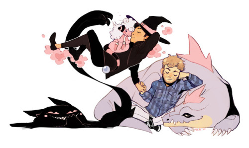 sticksandsharks:handful of trainer commissions from batch 1; still going through the list!
