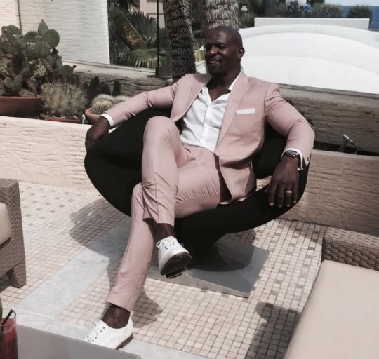 airnomadthot:  airnomadthot:  airnomadthot:   I can’t stop thinking about that picture of Terry Crews in that pink suit.   this one  UPDATE 