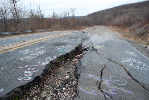 A Town Ablaze: Centralia, Pennsylvania[for all you Silent Hill fans out there]Hidden in the depths o